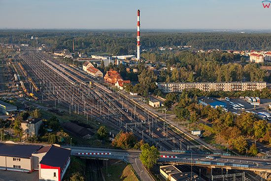 Ilawa, Dworzec PKP. EU, PL, Warm-Maz. Lotnicze.